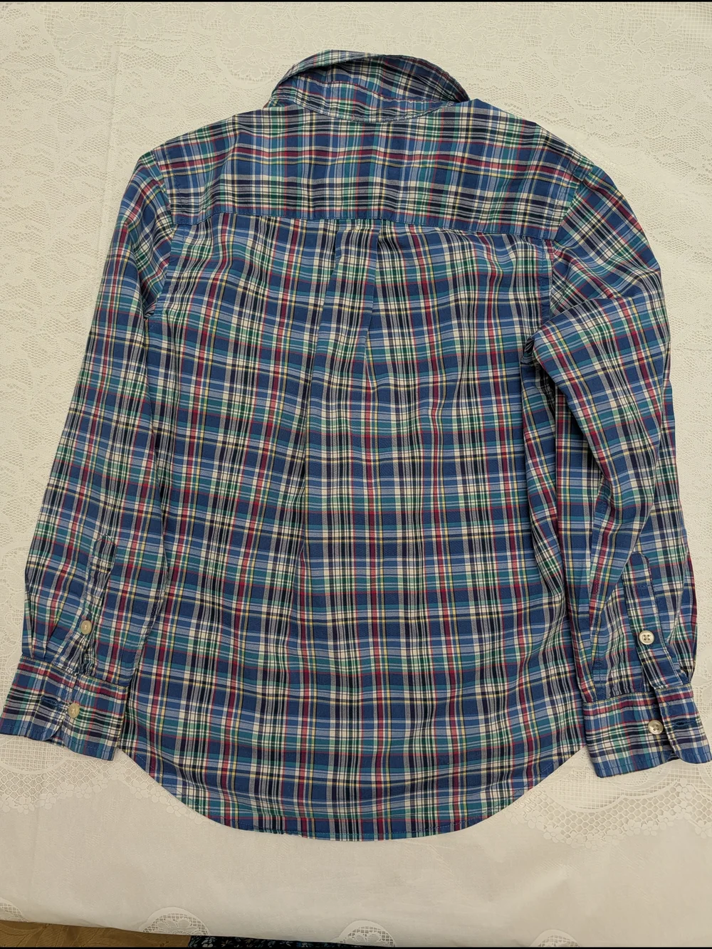 Ralph Lauren Multicolor Plaid Shirt with Blue, Green & Pink .Boys Size.